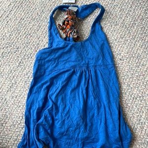 Anthropologie tank with tie back xs